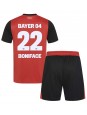 Bayer Leverkusen Victor Boniface #22 Hjemmedraktsett Barn 2024-25 Korte ermer (+ bukser)